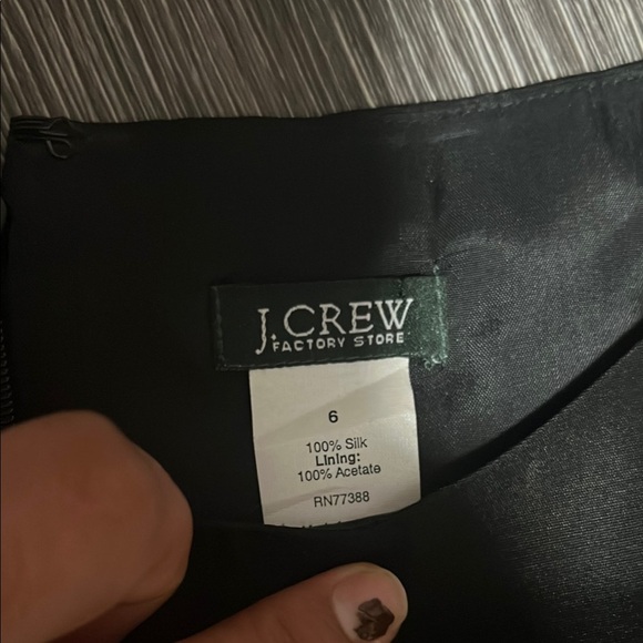 J. Crew Black Pleated Strapless Sheath Dress - Picture 3 of 11